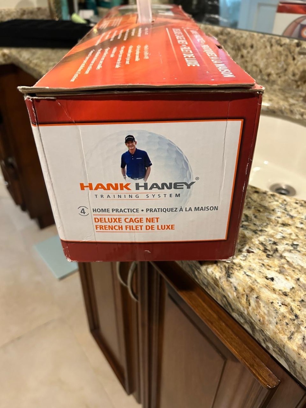 Hank Haney Deluxe Cage Net - Red/White